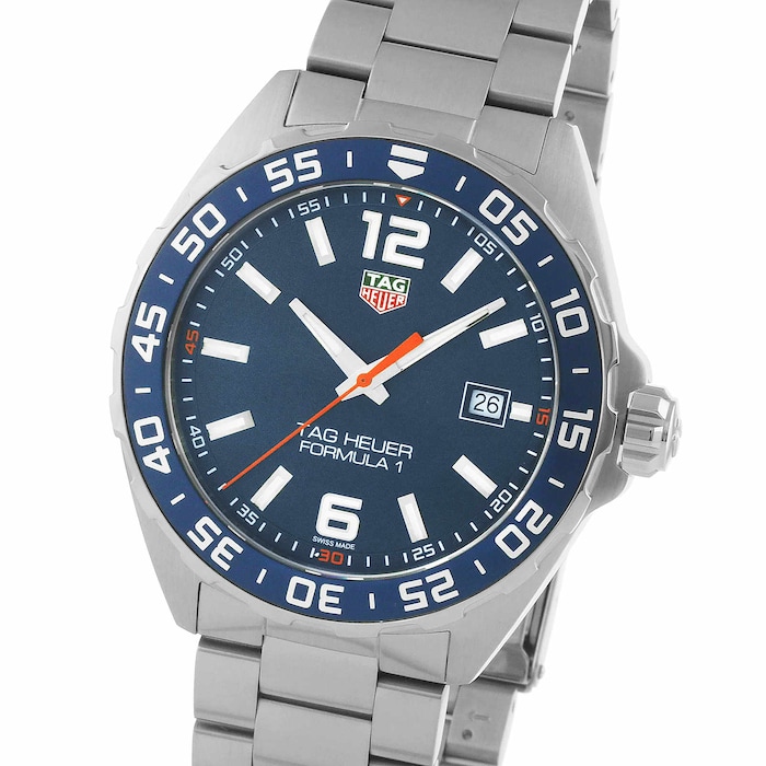 Tag Heuer Men's Formula-1 41mm Blue Sunray Dial Watch