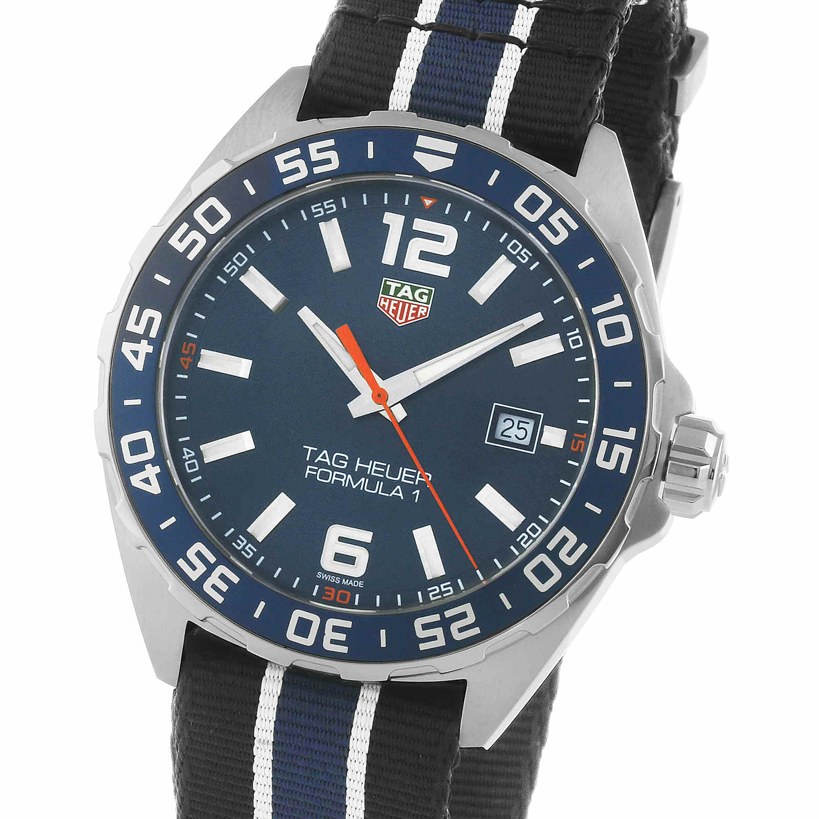 TAG Heuer Formula 1 43mm Quartz Date Mens Watch WAZ1010.FC8197