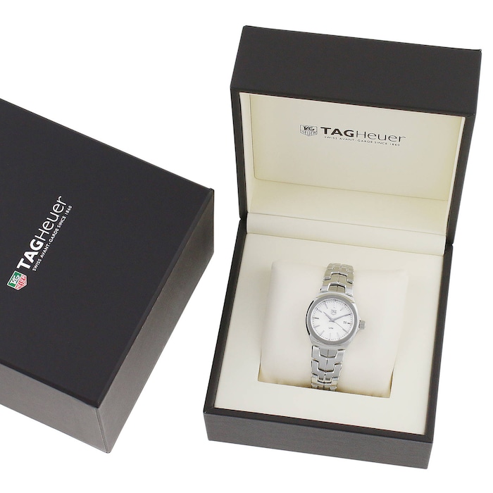 TAG Heuer Link Quartz Date Mother Of Pearl 32mm Ladies Watch