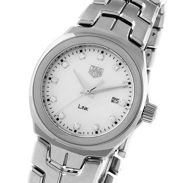 TAG Heuer Link Quartz Date Mother Of Pearl 32mm Ladies Watch