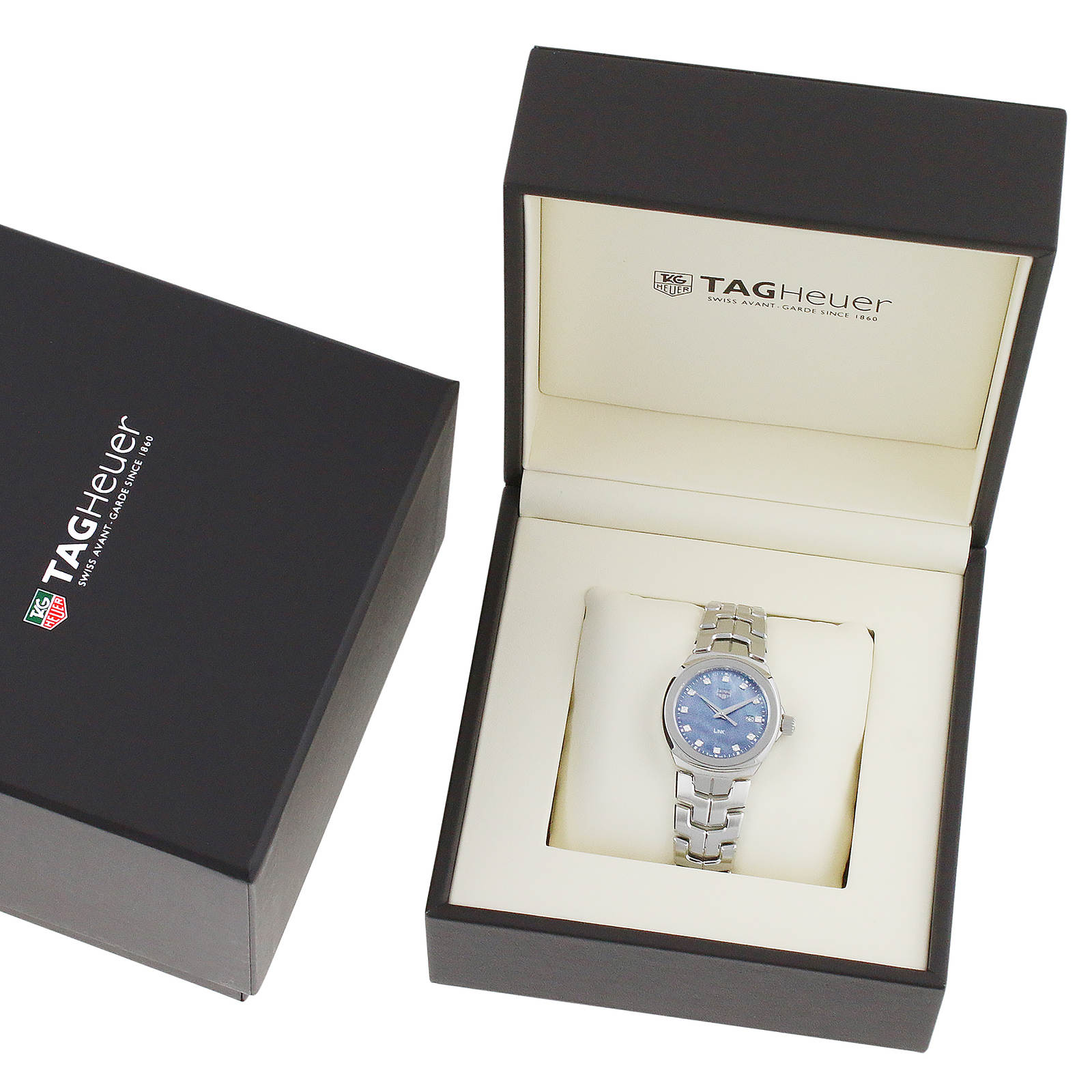 TAG Heuer Link Quartz Date Mother Of Pearl Ladies Watch