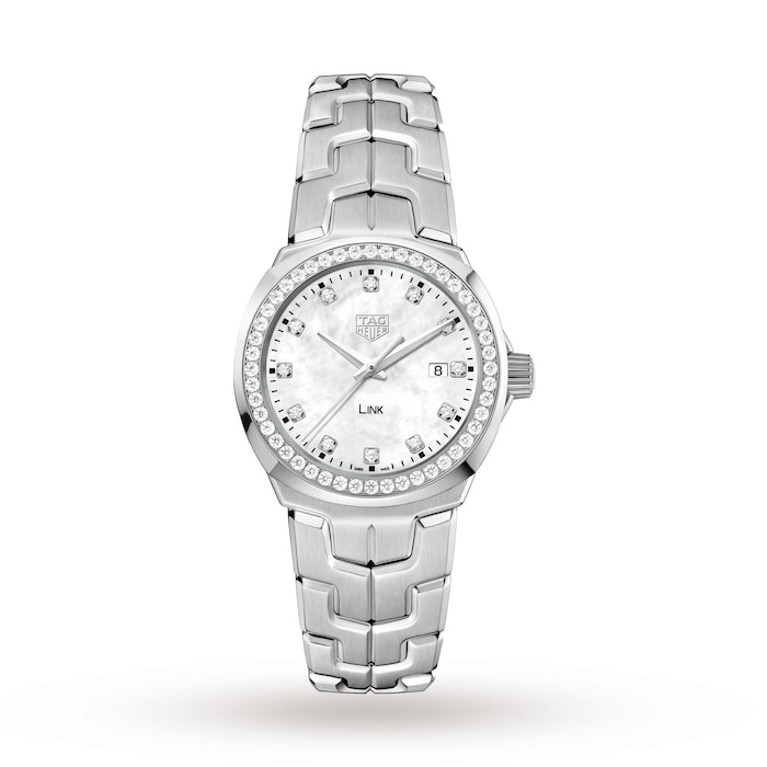 TAG Heuer Link 32mm Diamond Bezel Ladies Watch
