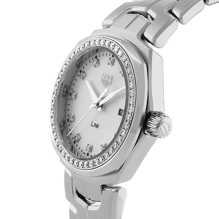 TAG Heuer Link 32mm Diamond Bezel Ladies Watch