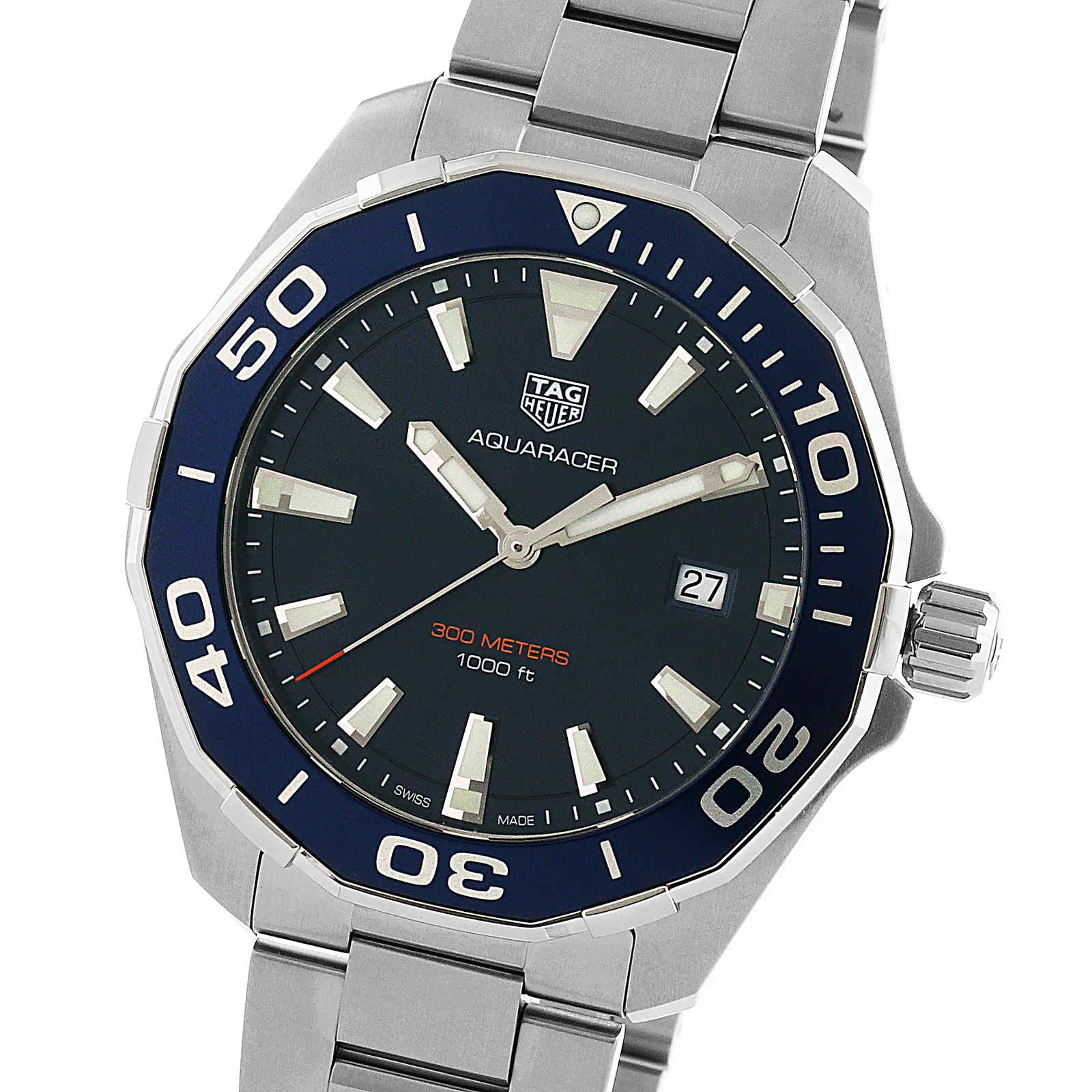 Tag Heuer Aquaracer 300m 43mm Quartz Mens Watch Way101cba0746 Mayors