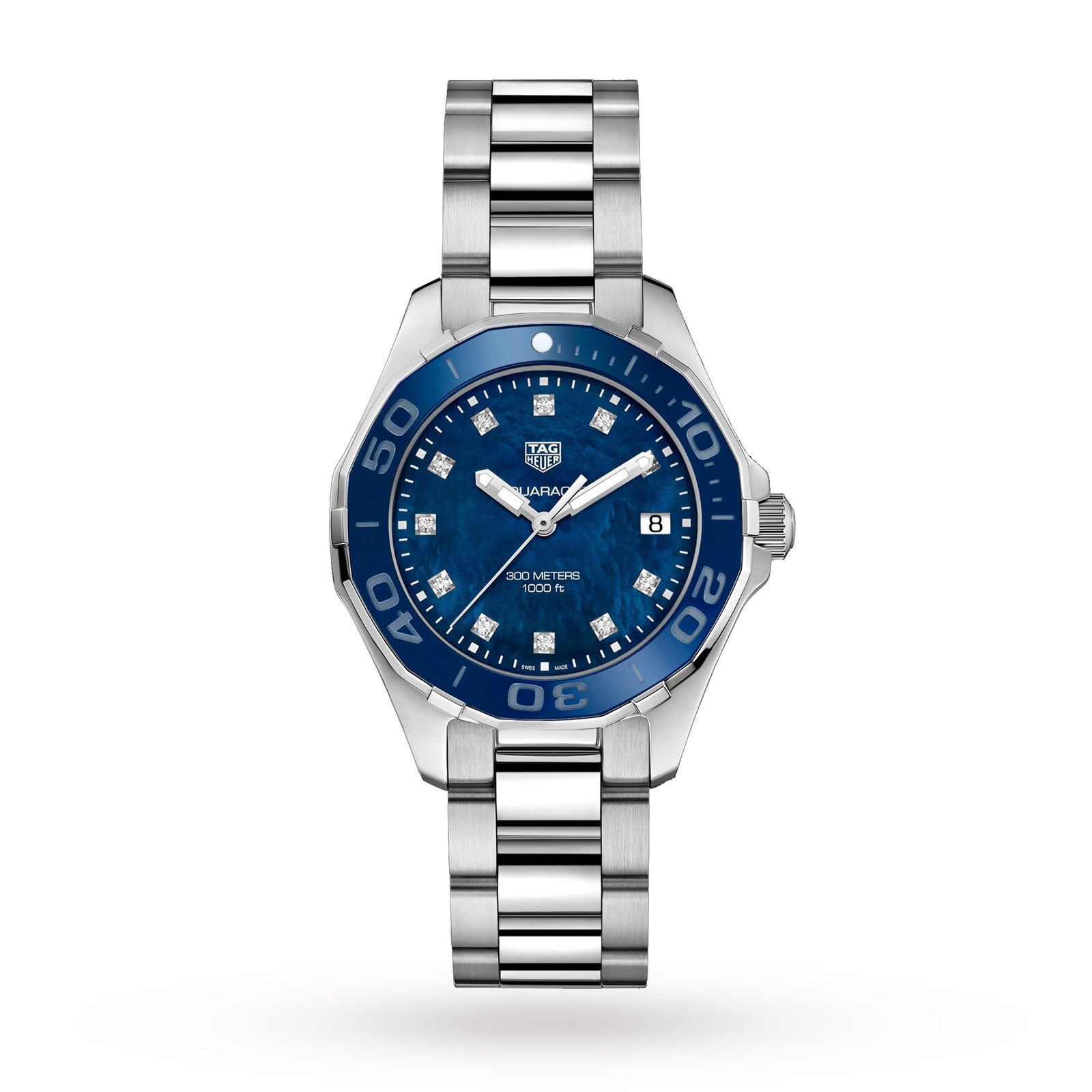 Tag heuer aquaracer women's blue hot sale