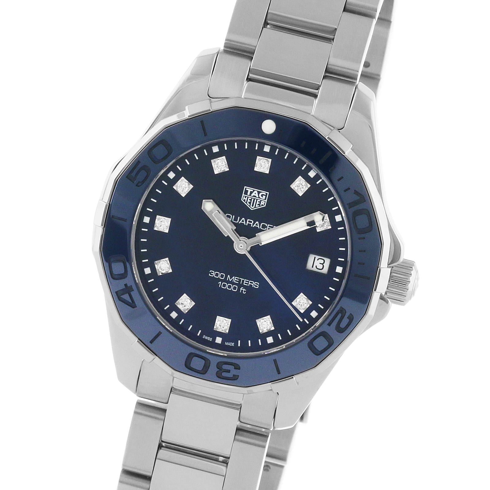 Tag ladies aquaracer mother of pearl hot sale