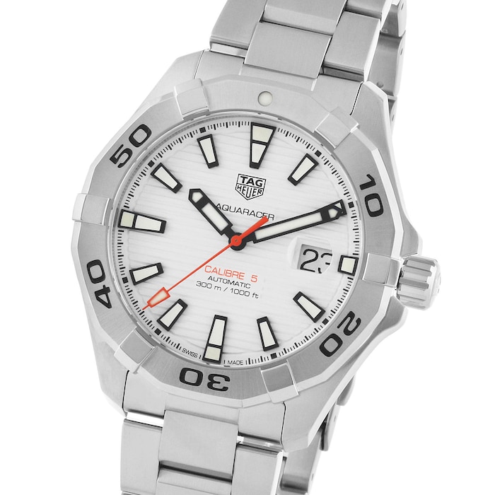 TAG Heuer Aquaracer Calibre 5 43mm Automatic Mens Watch WAY2013.BA0927 ...