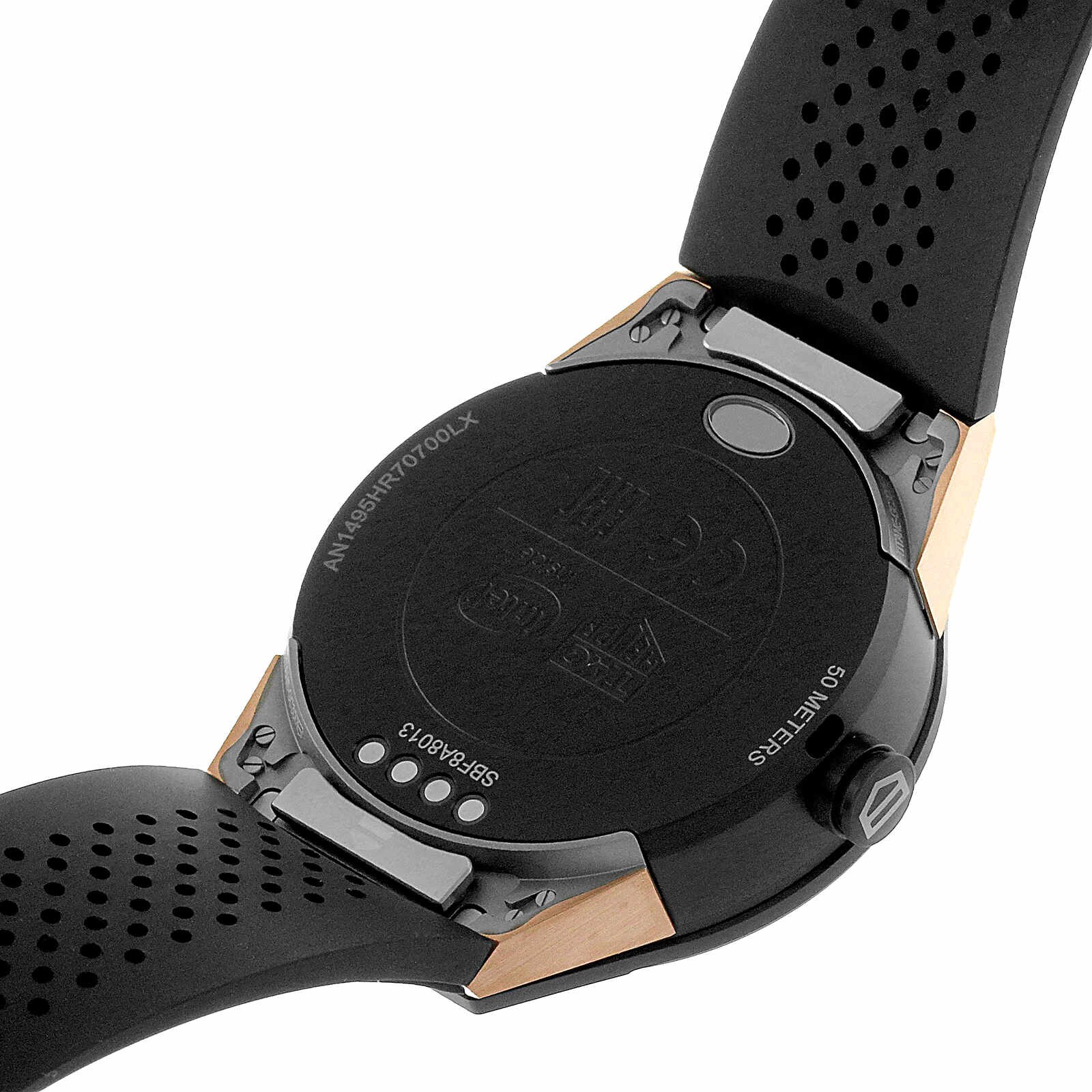 tag heuer sbf8a800110bf0608 connected modular 45 titanium quartz watch