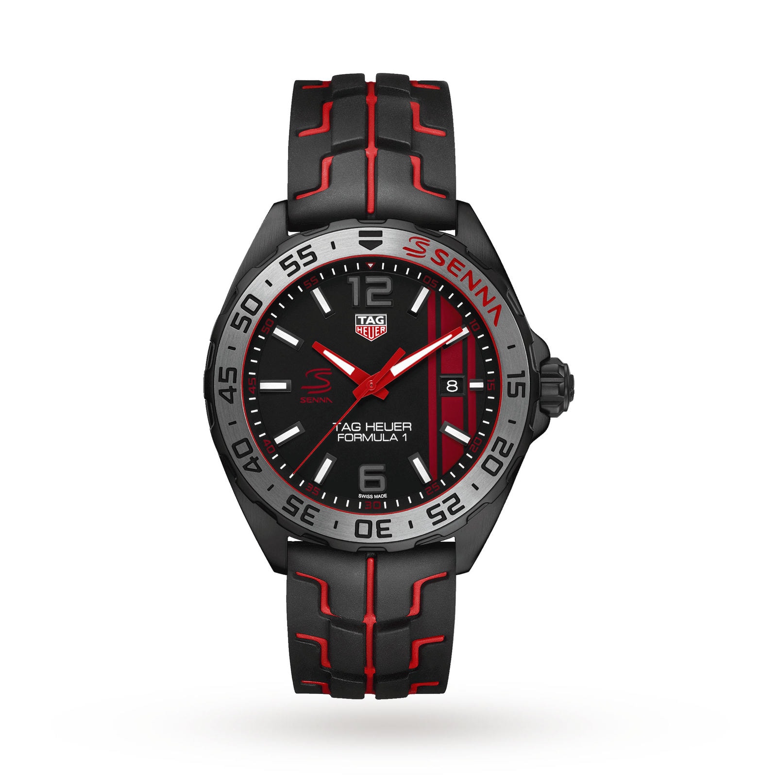 TAG Heuer Formula 1 Ayrton Senna 43mm Quartz Mens Watch TAG Heuer Formula 1 Ayrton Senna 43mm Quartz Mens Watch