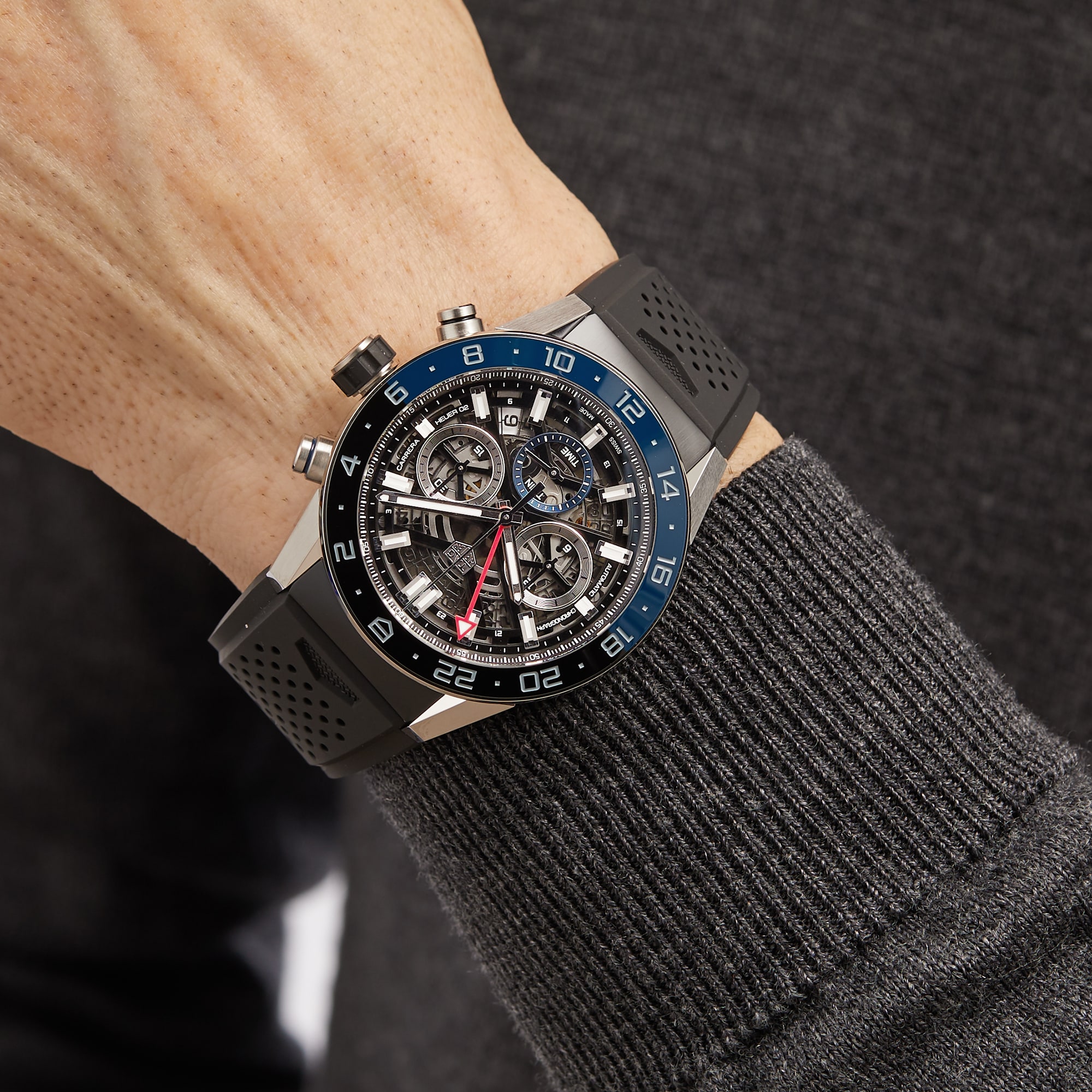 Carrera automatic chronograph men's watch sale