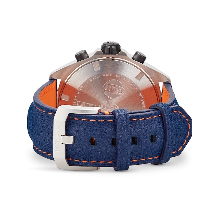  Tag Heuer Formula 1 Gulf Special Edition Chronograph Blue/Aqua/Orange  Dial Men's Watch CAZ101N.FC8243 : Clothing, Shoes & Jewelry