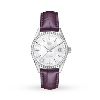 TAG Heuer Carrera Lady Quartz 36mm Ladies Watch Mother Of Pearl