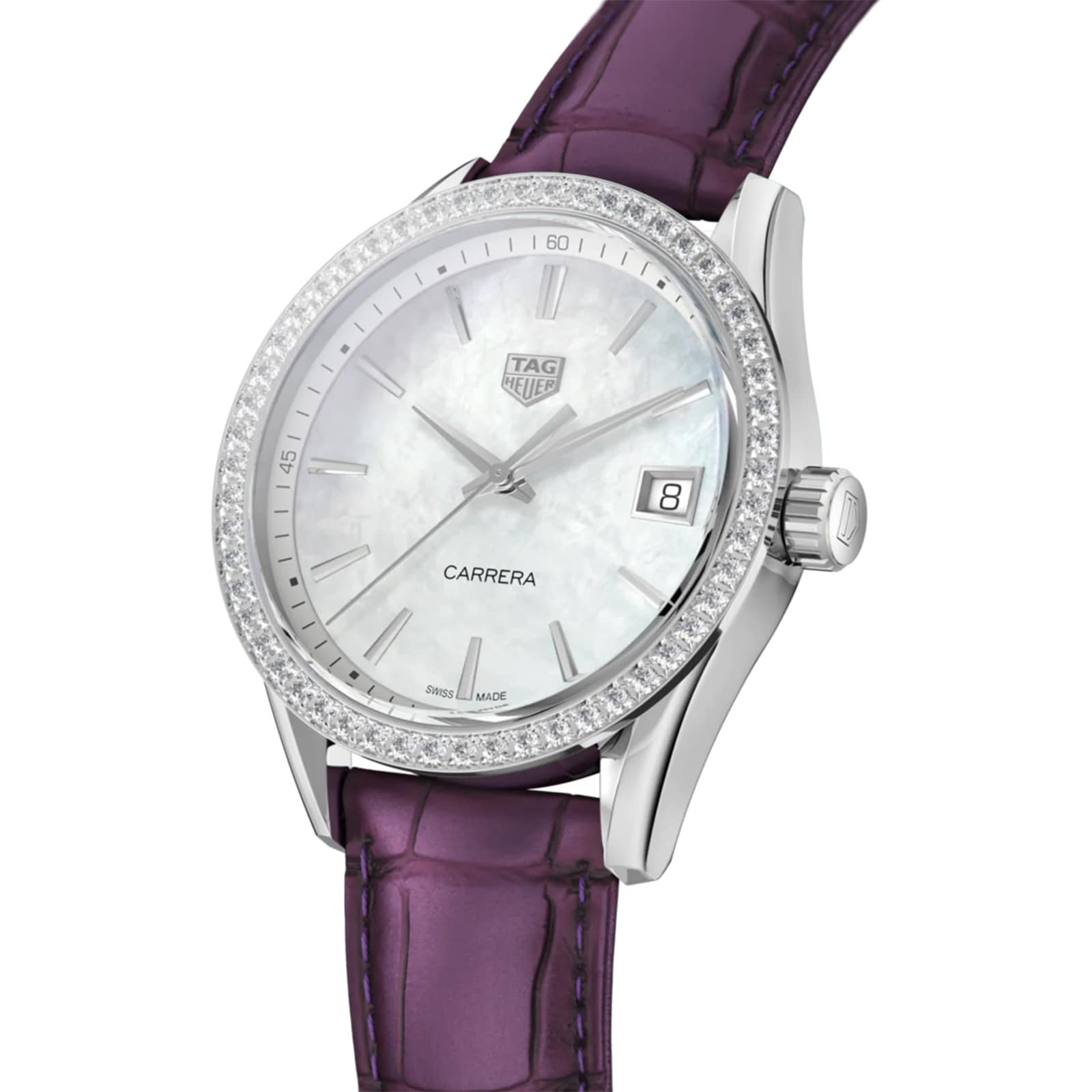 Tag heuer carrera outlet womens mother of pearl