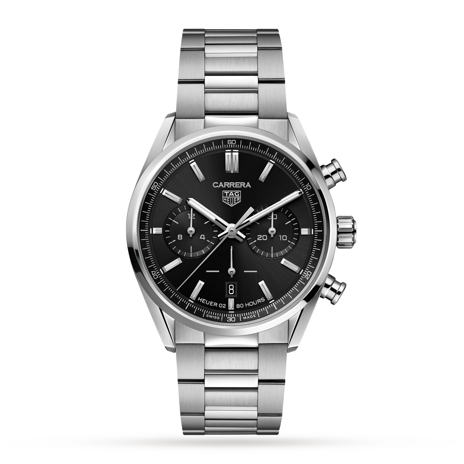 Carrera Calibre Heuer 02 Chronograph 42mm Mens Watch