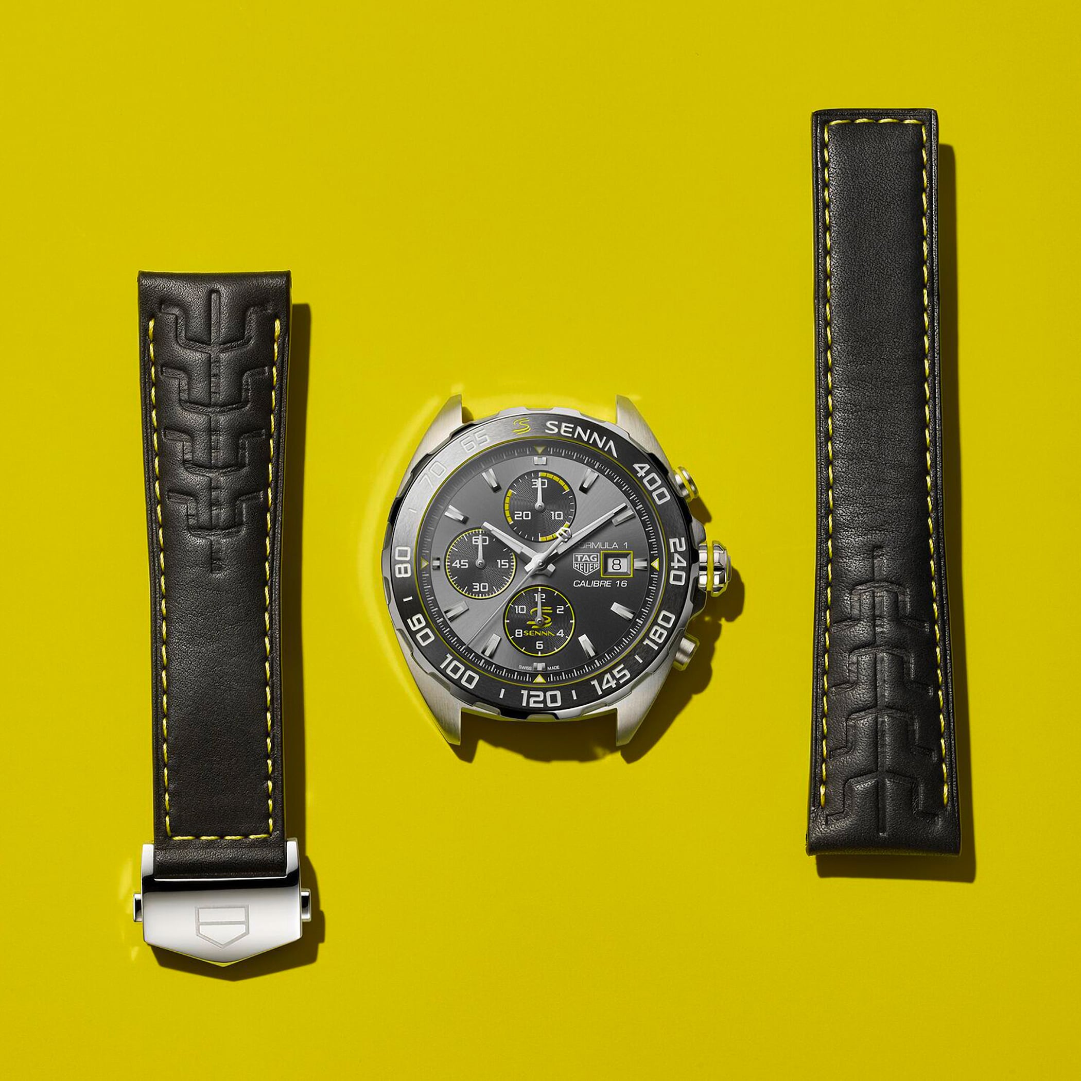 TAG Heuer Special Edition Formula 1 Senna Calibre 16 44mm Mens Watch TAG Heuer Special Edition Formula 1 Senna Calibre 16 44mm Mens Watch