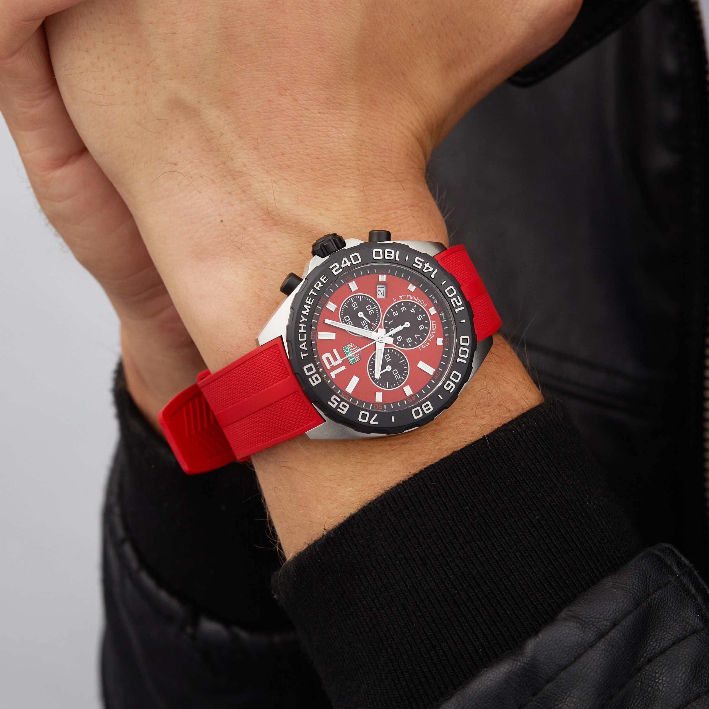 Formula 1 Chronograph 43mm Mens Watch Red