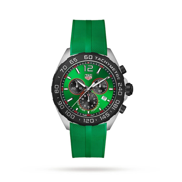 TAG Heuer Formula 1 Chronograph 43mm Mens Watch Green