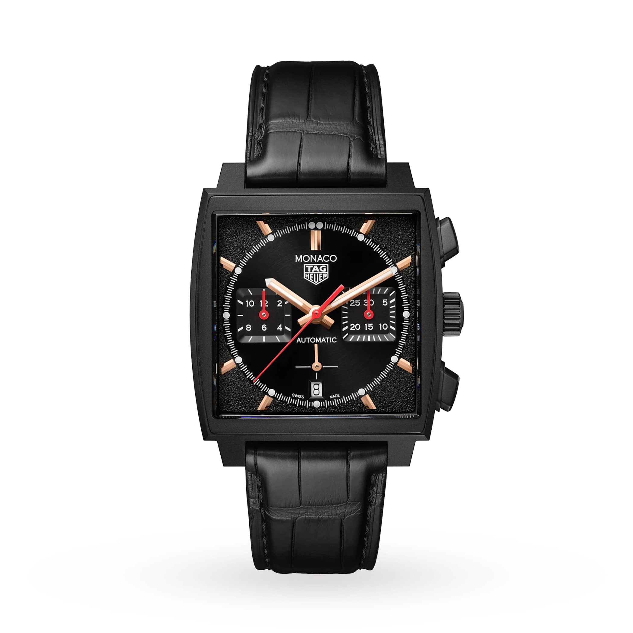 TAG Heuer Monaco Dark Lord 39mm Mens Watch TAG Heuer Monaco Dark Lord 39mm Mens Watch