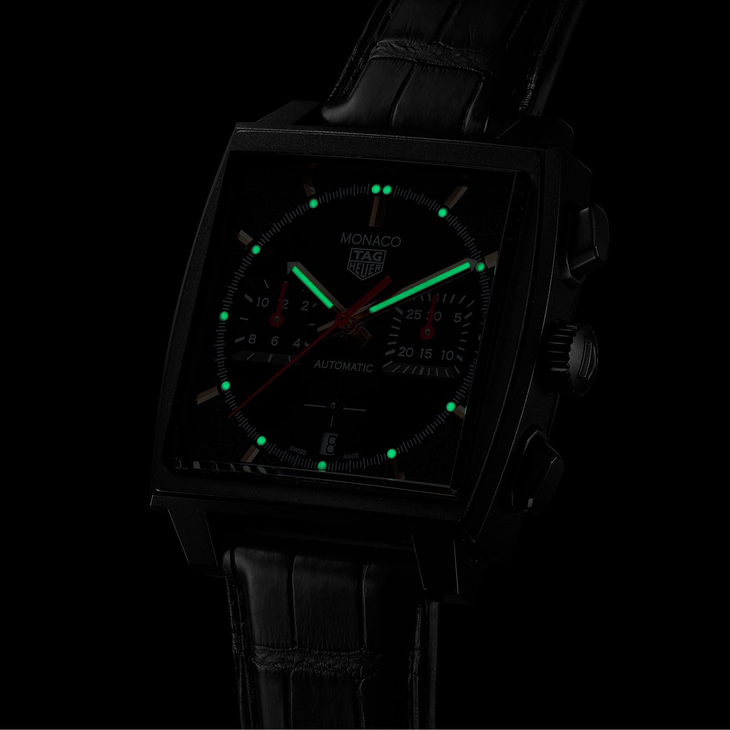 TAG Heuer Monaco Dark Lord 39mm Mens Watch CBL2180.FC6497 Mappin