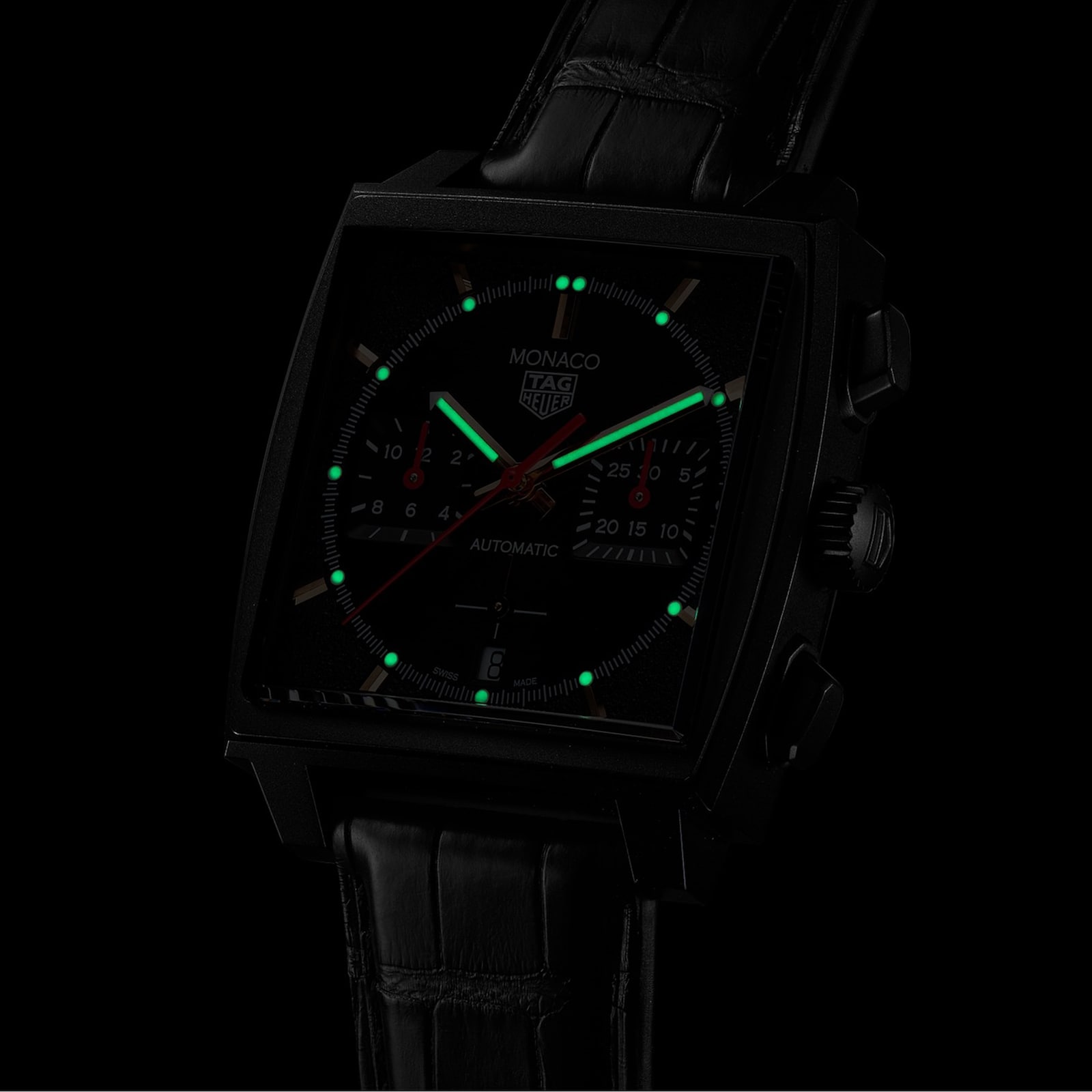 TAG Heuer Monaco Dark Lord 39mm Mens Watch