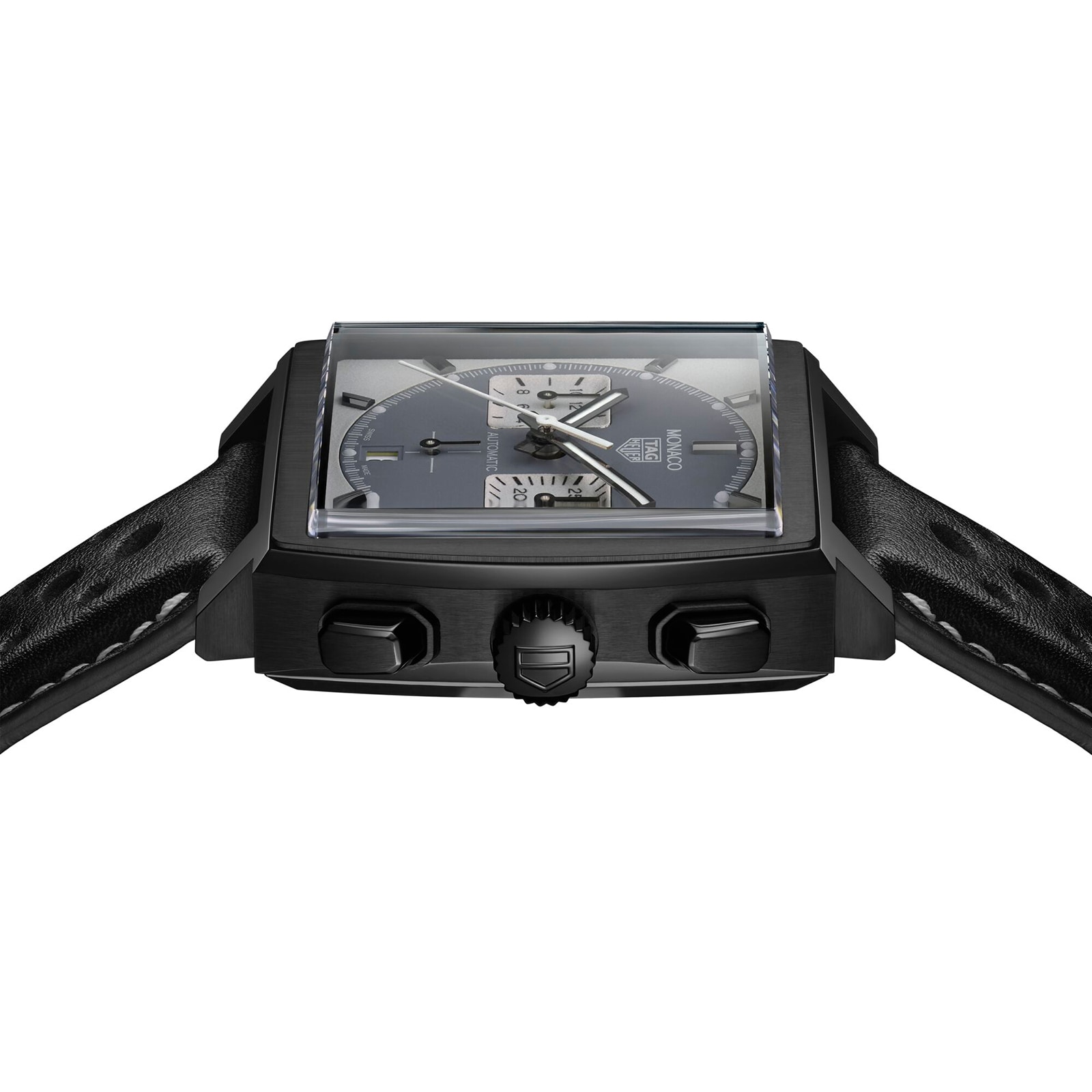 TAG Heuer Monaco Chronograph Night Driver 39mm Mens Watch Grey