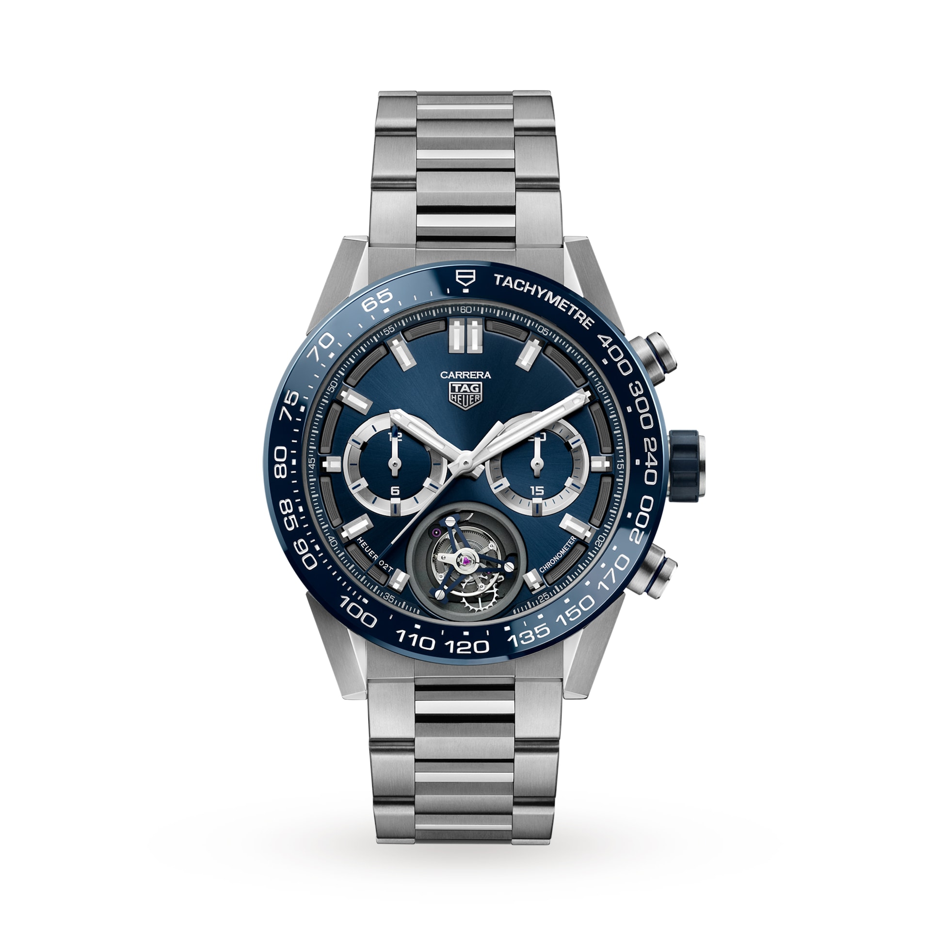 TAG Heuer Carrera Calibre Heuer 02T COSC 45mm Mens Watch