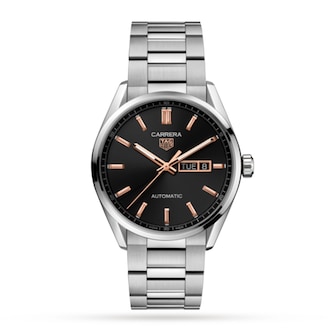 TAG Heuer Carrera Three-Hand Day-Date 41mm Automatic Mens Watch TAG Heuer Carrera Three-Hand Day-Date 41mm Automatic Mens Watch