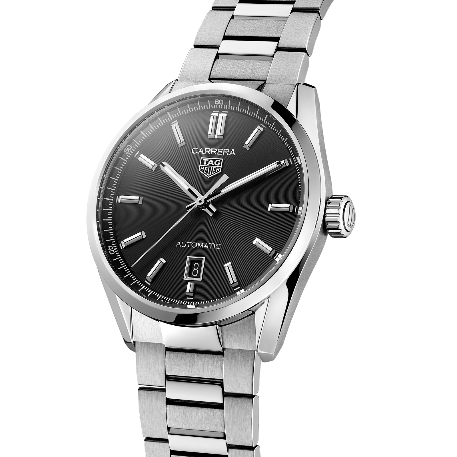 TAG Heuer Carrera Three-Hand Date 39mm Automatic Mens Watch