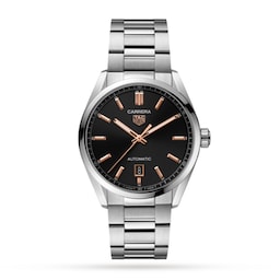 17381958 - Carrera Three-Hand 39mm Automatic Mens Watch