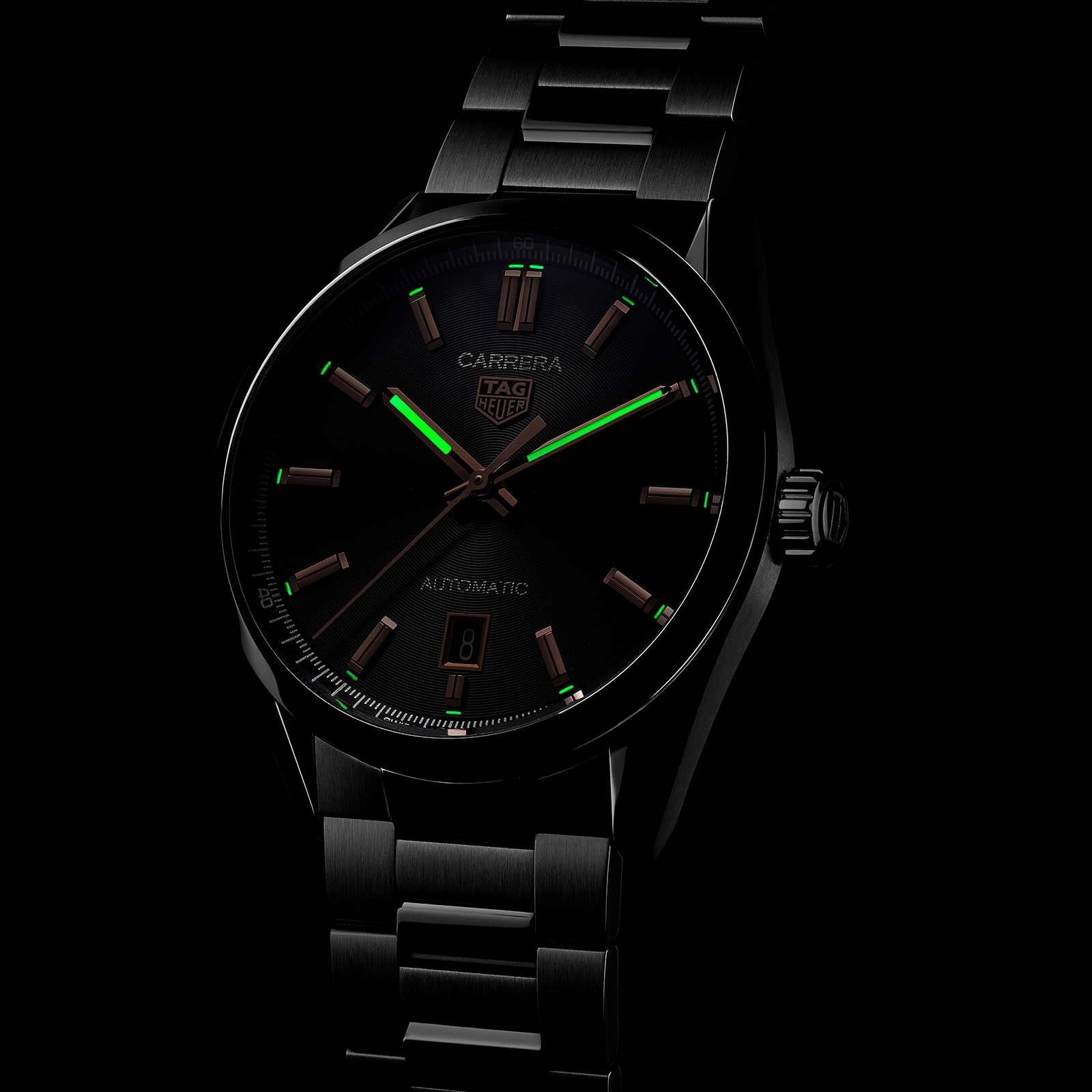 TAG Heuer Carrera Three-Hand 39mm Automatic Mens Watch TAG Heuer Carrera Three-Hand 39mm Automatic Mens Watch