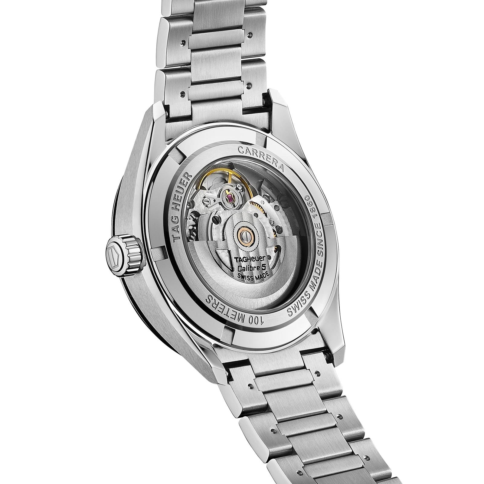 TAG Heuer Carrera Three-Hand Date 39mm Automatic Mens Watch