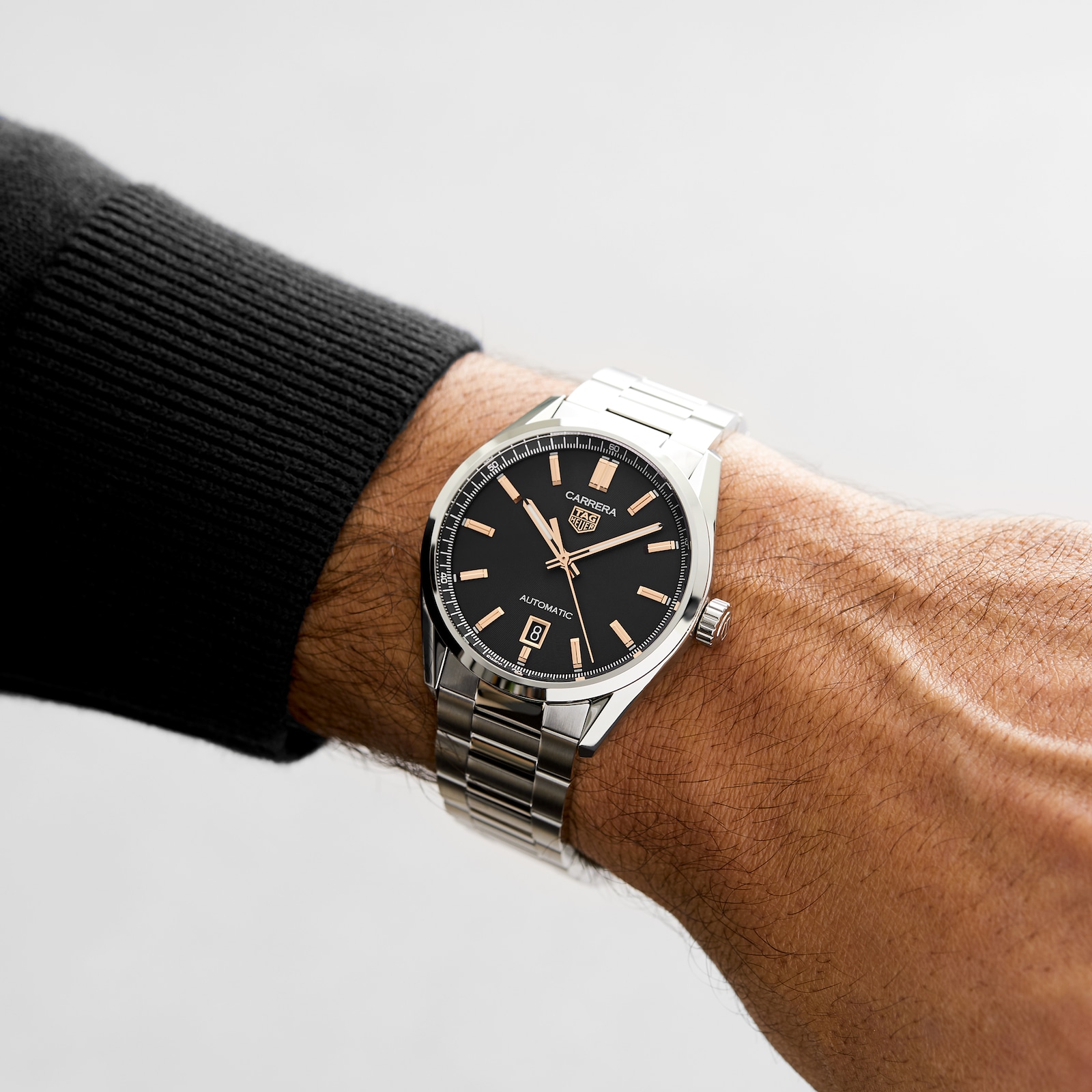 TAG Heuer Carrera Three-Hand Date 39mm Automatic Mens Watch
