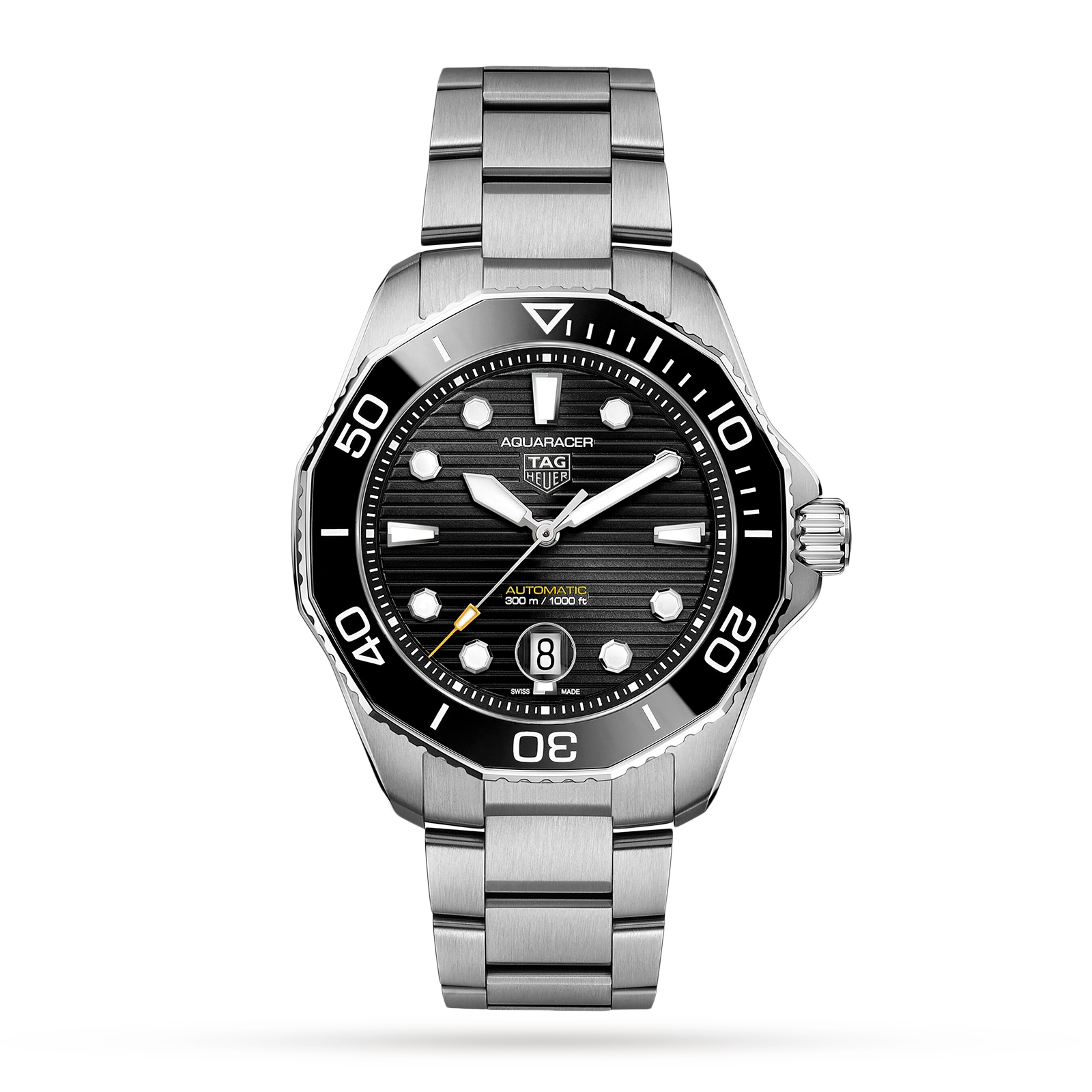 Tag Heuer Watch Automatic Aquaracer Professional 300 Silver WBP201C.BA –  Watches & Crystals