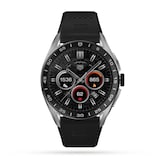 TAG Heuer Connected Calibre E4 45mm - 2022 -  Steel Case - Black Rubber Strap
