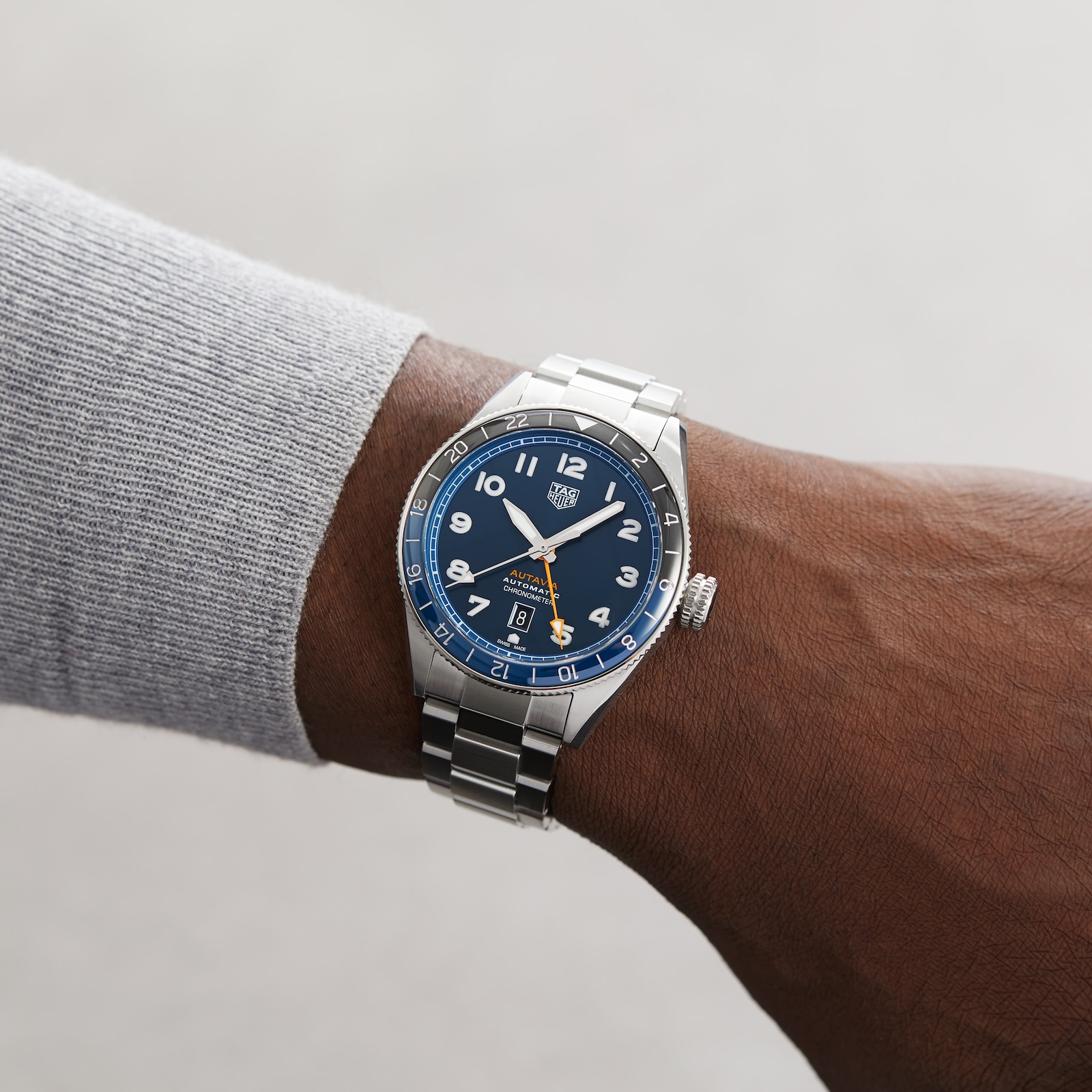 TAG Heuer AUTAVIA 60th Anniversary GMT 3 Hands 42mm