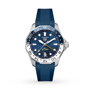 TAG Heuer Aquaracer Professional 300 GMT 43mm Mens Watch Rubber
