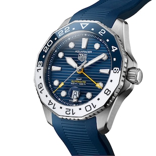 TAG Heuer Aquaracer Professional 300 GMT 43mm Mens Watch Rubber