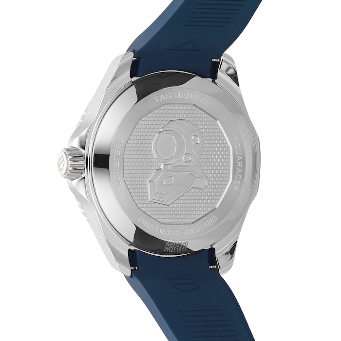 TAG Heuer Aquaracer White and Blue GMT Calibre 7 Watch - 43mm