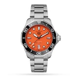 TAG Heuer Aquaracer Professional 300 43mm Orange Diver Mens Watch