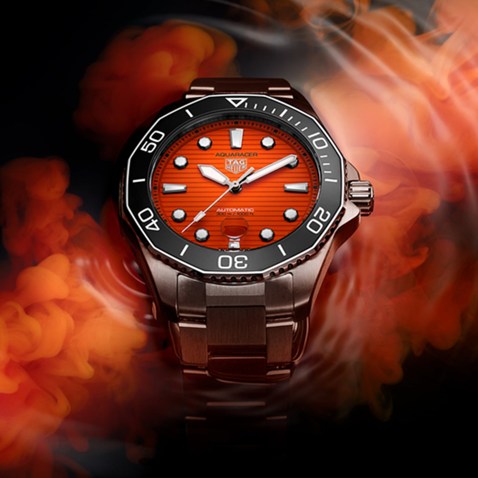 Tag heuer hot sale orange dial