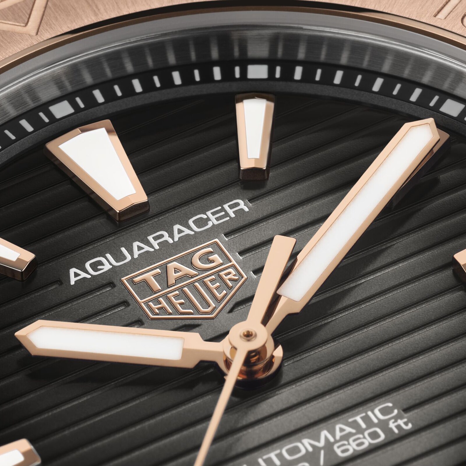 Tag heuer rose gold mens online watch