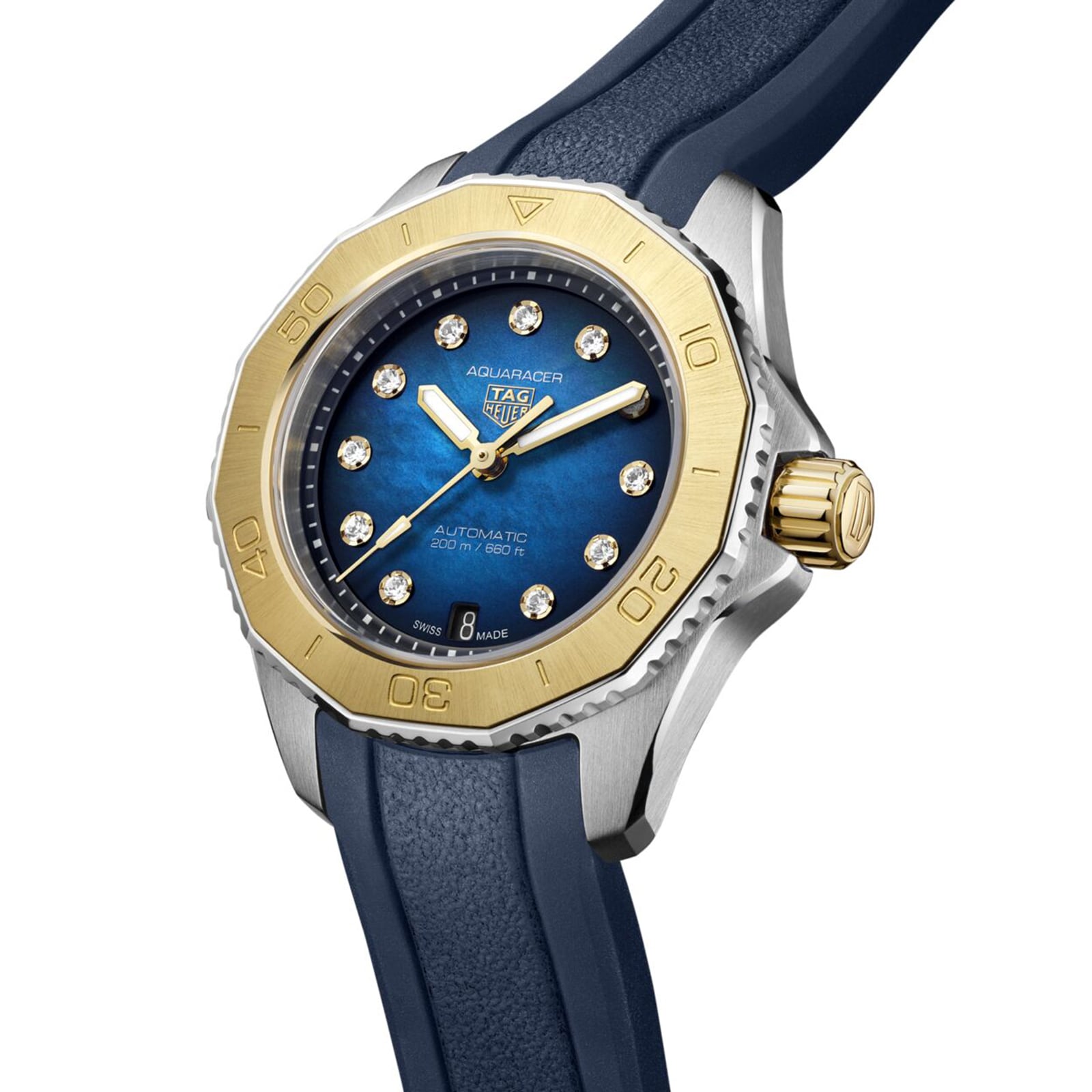 Tag heuer aquaracer outlet blue mother of pearl