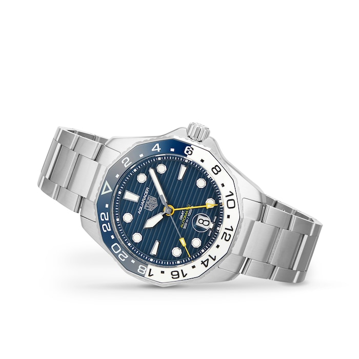 TAG Heuer Aquaracer Professional 300 GMT 43mm Mens Watch WBP2010.BA0632 ...