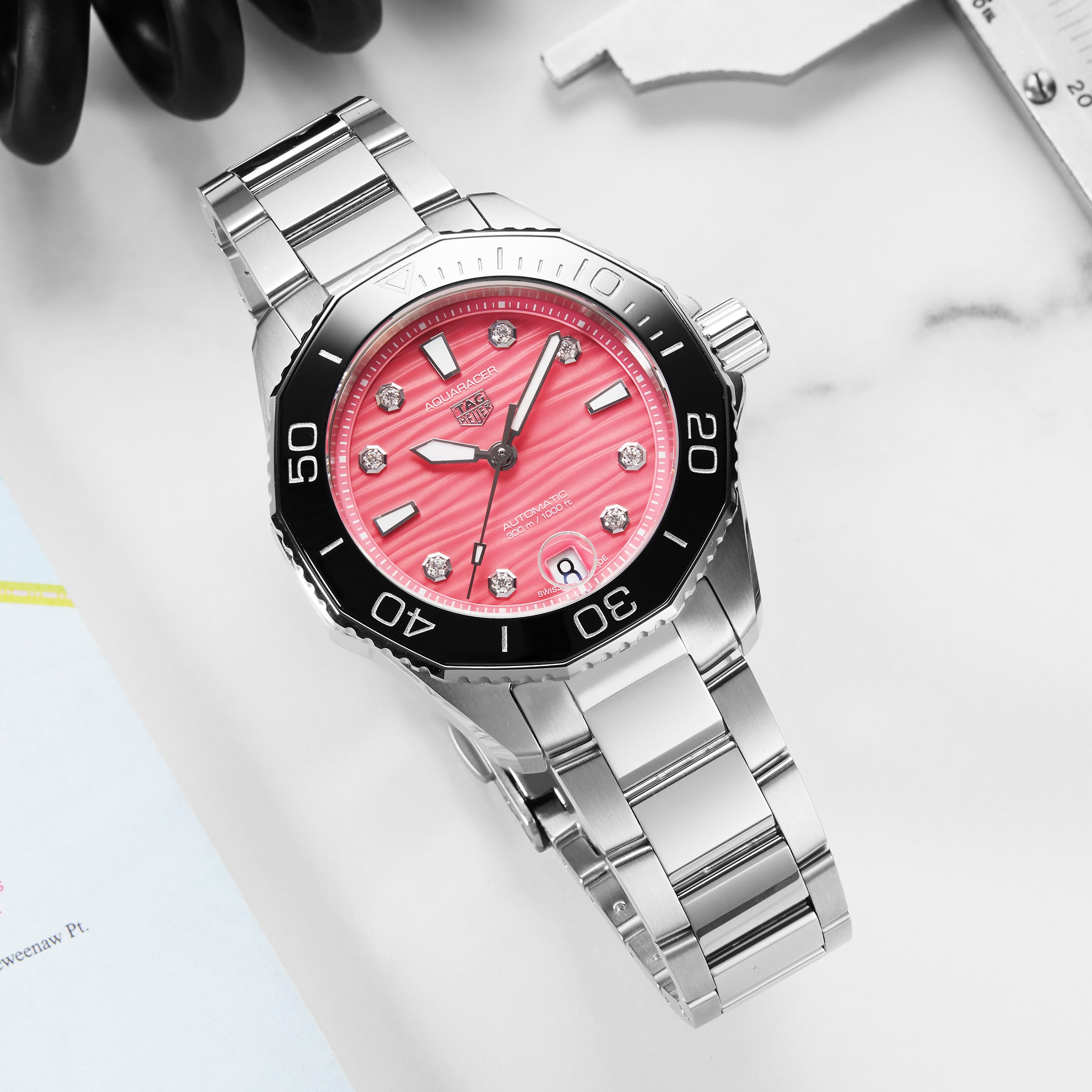 Tag heuer pink watch new arrivals