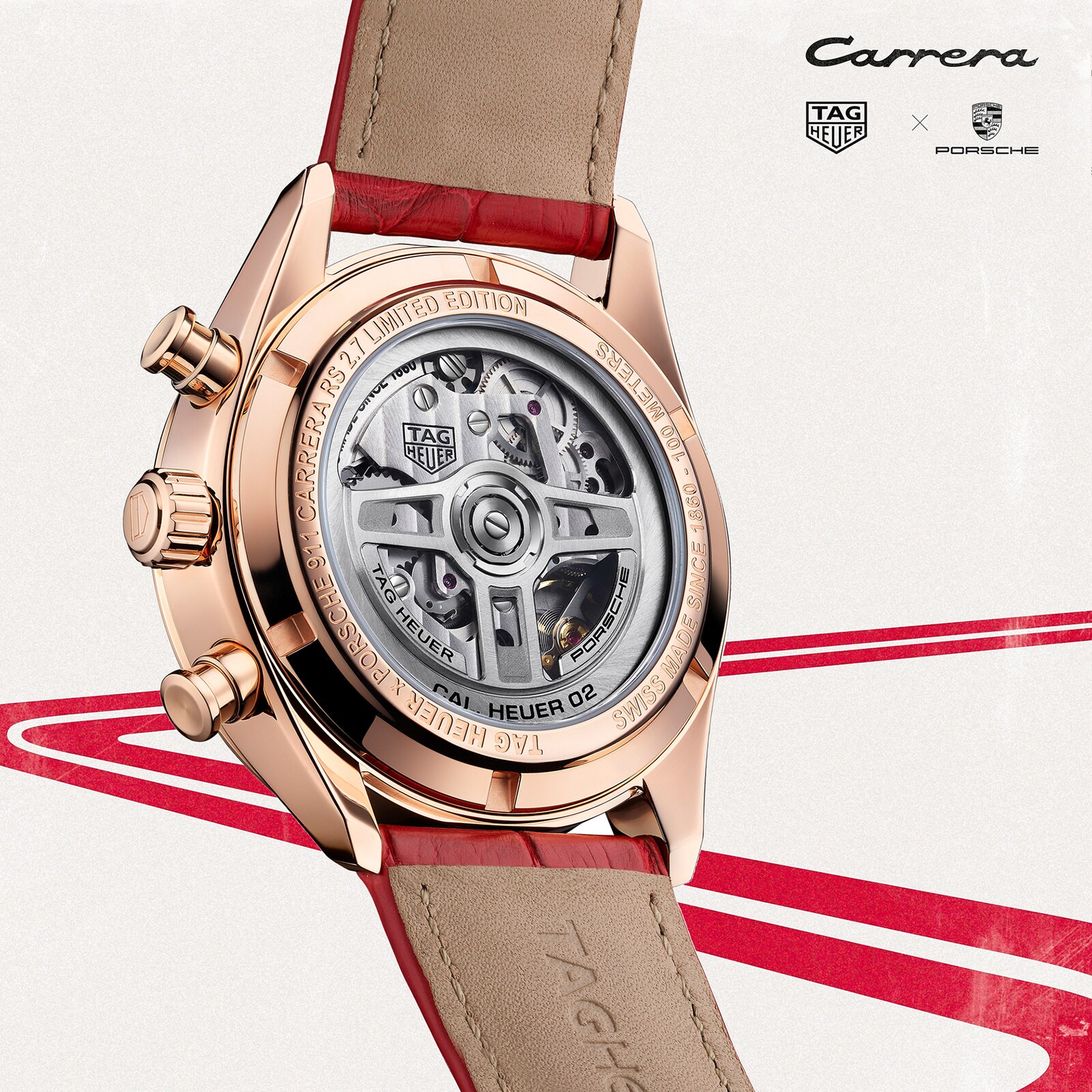 Carrera hot sale gold watch