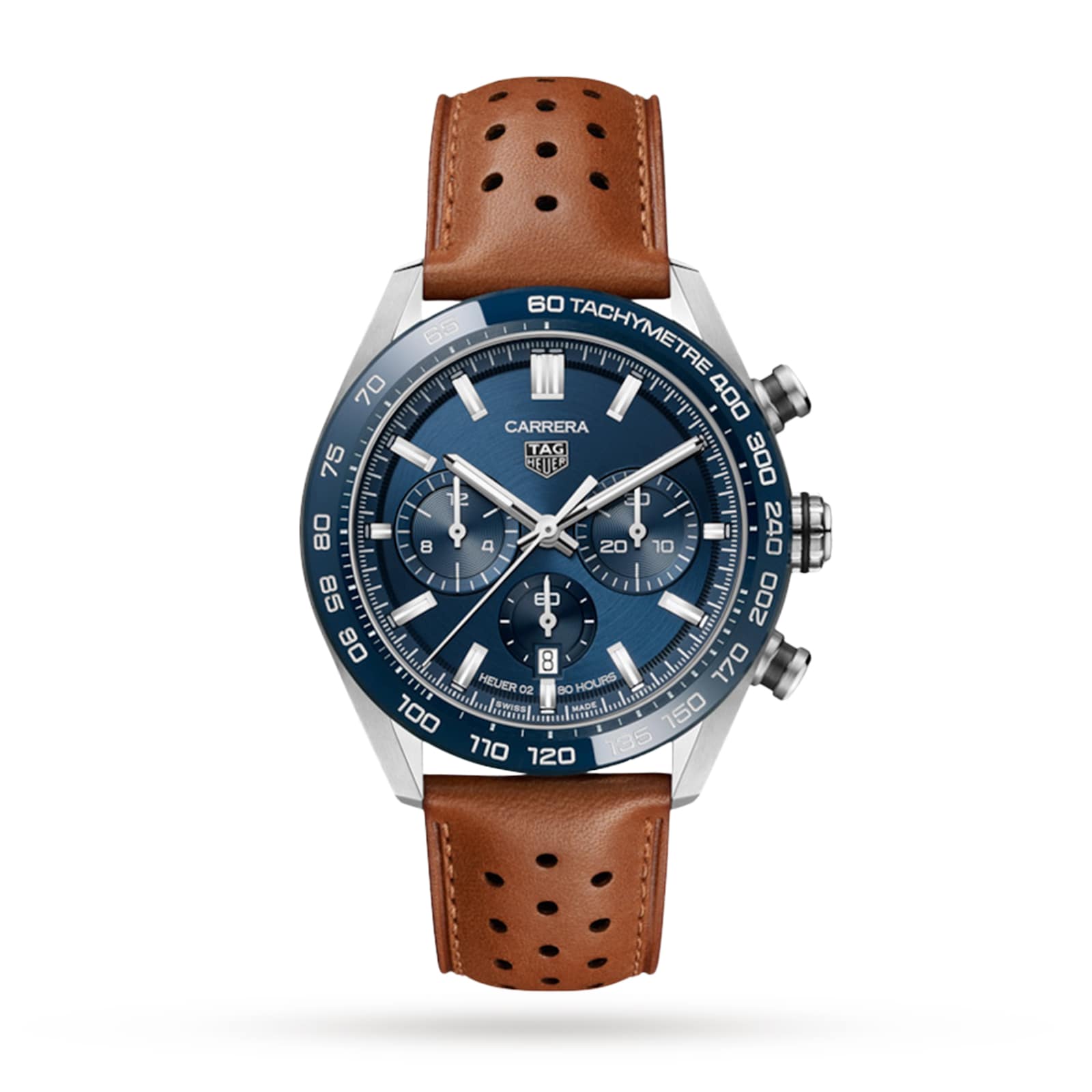 Tag heuer men's deals leather strap