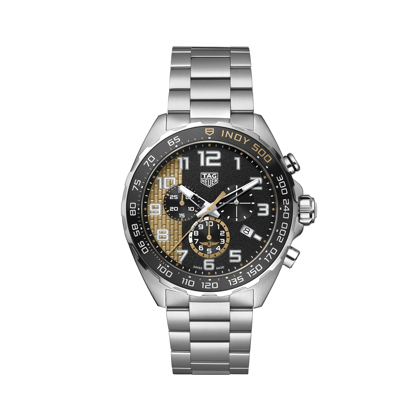 TAG Heuer Formula 1 Chronograph X Indy 500 Limited Edition 43mm Mens Watch CAZ101AU.BA0842 Watches Of Switzerland US