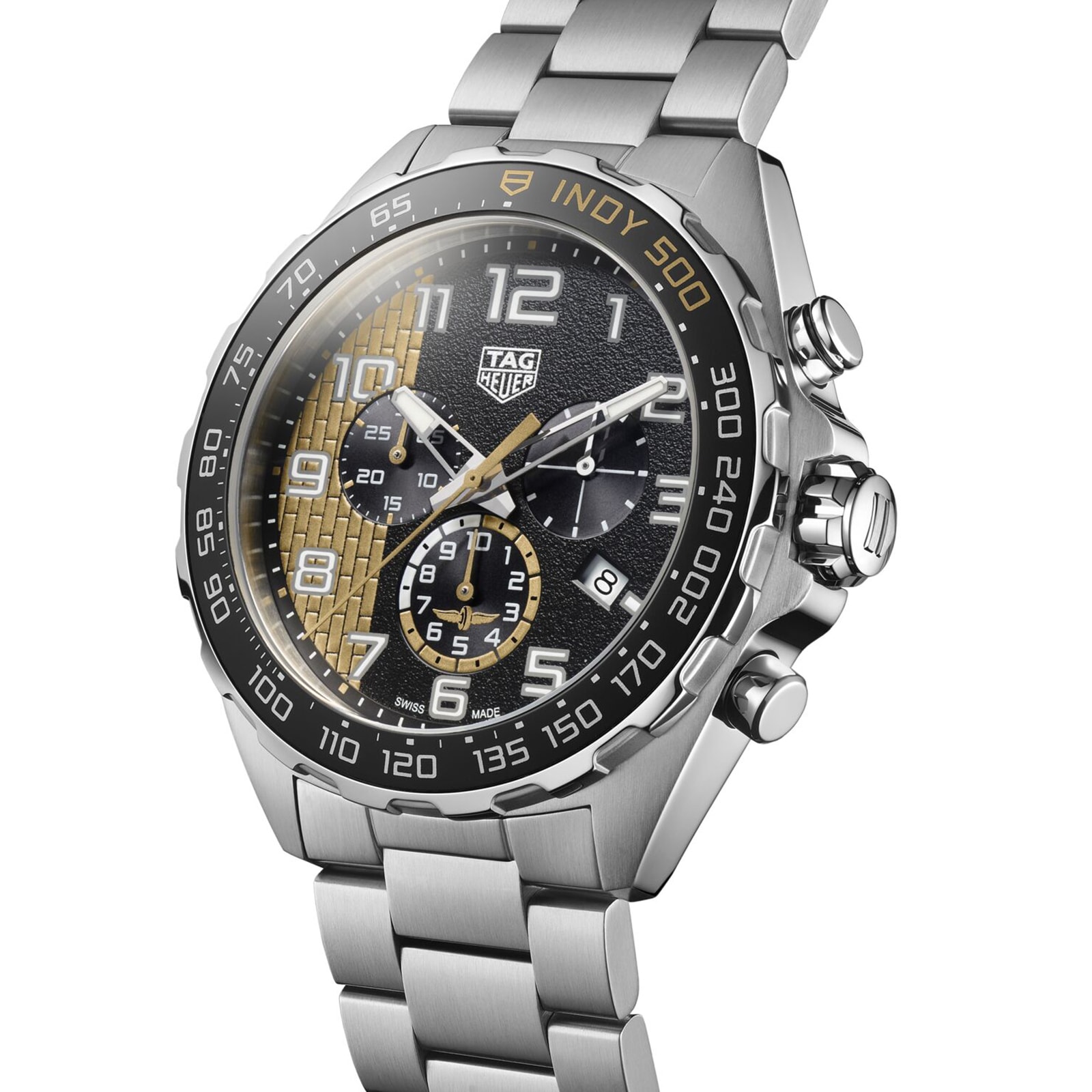 TAG Heuer Formula 1 Chronograph X Indy 500 Limited Edition 43mm Mens Watch CAZ101AU.BA0842 Watches Of Switzerland UK