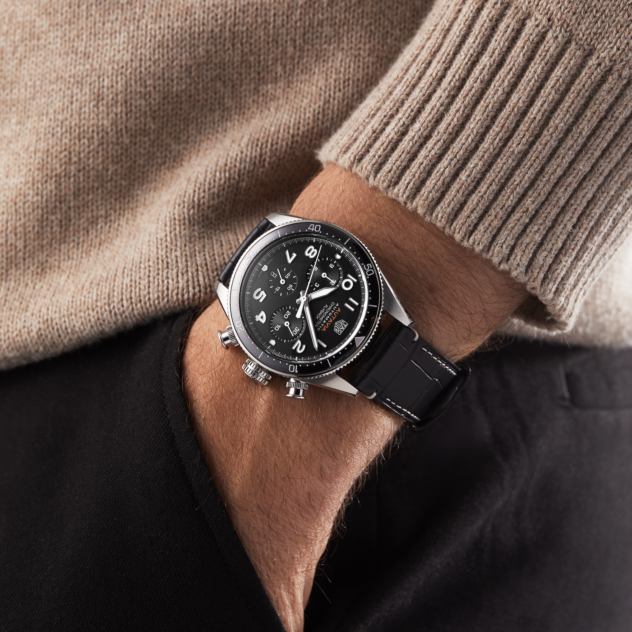 TAG Heuer Autavia Flyback Chronometer 42mm Mens Watch TAG Heuer Autavia Flyback Chronometer 42mm Mens Watch