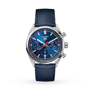 TAG Heuer Carrera Chronograph 42mm Mens Watch Blue